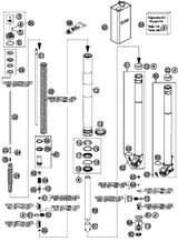 KTM SCREW CAP + TUBE CPL. L/S 2018 350 XC-F 48601453S1