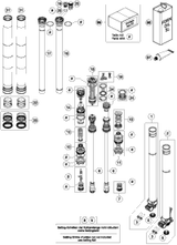 KTM Pistonrod D12 M9x1 L385 cpl. 2021 125 SX Chassis 48601574S5