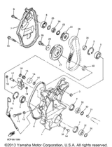 Nut 1997 VMAX 600 XTC (ELEC START) (VX600XTCEA) 90179-10679-00