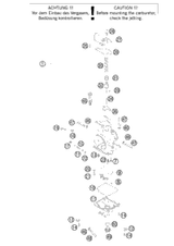 KTM OUTER CLUTCH HUB LOOSE  2003 2005 250 SX 54832001000