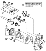 KTM E-STARTER ENGINE CPL. LC8-E 03 2004 950 Adventure 60040001000