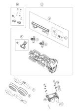 KTM Front brake caliper, right 2022 890 DUKE, Black Chassis 63613016000
