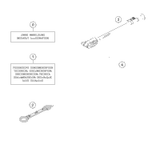 KTM CON.ROD REPAIR KIT  125'98 2001 125 Supermoto 50330015000