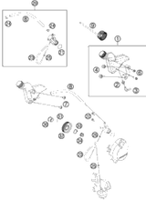 KTM CAMSHAFT INTAKE CPL. FRT. 03 03 2007 950 Supermoto 60036009144