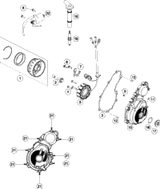 KTM E-STARTER ENGINE CPL. LC4-E 2005 450 Rallye 58440001000