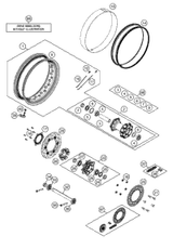 KTM BRAKE CALIPER REAR W/O PADS 2022 1290 SUPER ADVENTURE R OT Chassis 6031308010130