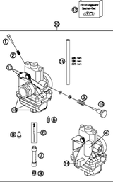 KTM PRIMARY DRIVE WITH CLUTCH CAGE 2009 65 XC 46232000044