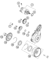 KTM SUB FRAME SX ''Q7'' 07 07 2008 450 SX-F 77303002000