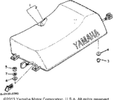 Washer, Plate 1984 BRAVO (BR250H) 90201-08748-00