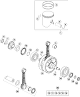 KTM PISTON II CPL. D=102 As Required 2013 690 Duke White 75330007100 II