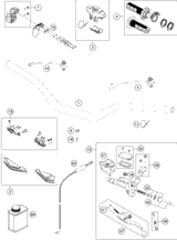 KTM SUB FRAME SX 2015 350 XC-F 77203002000