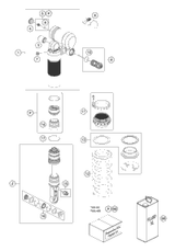 KTM Shockhousung M53x1 cpl. 2020 690 ENDURO R 46181367S1