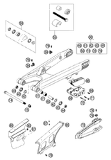 KTM EXHAUST PIPE CPL. SX   2006 2006 2015 125 SX 50305007300