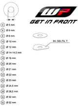 KTM Axleclamp OC left cpl. with tube NEW PART 2019 300 XC-W TPI 48601932S1