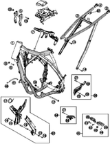 KTM FUEL TANK CPL. 7,5L EFI SX 11 11 2012 250 SXF 7720701304430