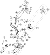 KTM Tankspoiler left 2020 1290 SUPER ADVENTURE S SILVER 6070805003330B