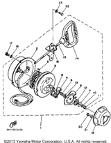 Washer, Thrust 1985 SS440 (SS440J) 8F3-15739-01-00