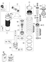 KTM shock housing M53x1 h56 cpl. 2022 500 XCF-W Chassis 46181242S4