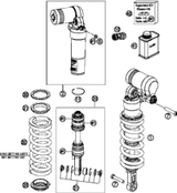 KTM Shock upper part cpl. KTM 690 SMC 2021 690 SMC R Chassis 46180776S3