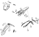 KTM PISTON II CPL. 2017 500 EXC-F 79630007000 II
