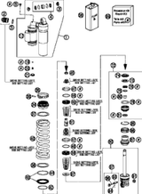 KTM MONOSHOCK UPPER PART CPL. 2013 150 SX 50180944S1
