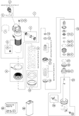 KTM MONOSHOCK UPPER PART CPL. 2014 450 XCF 50180944S1