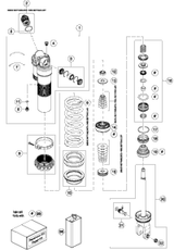 KTM MONOSHOCK UPPER PART CPL. 2012 250 SXF 50180944S1