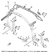 Washer, Plate 501~(SL338B) 1972 SL433 90201-08624-00