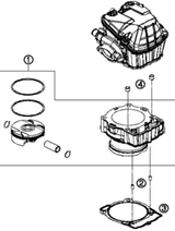 KTM LOWER TRIPLE CLAMP CPL.   16 2017 300 XC 7900103202230
