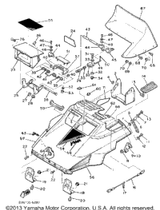 Nut, Spring 1985 V-MAX (VMX540J) 90183-04005-00