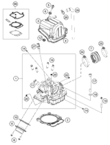 KTM Rotor 2024 450 SX-F / XC-F Engine 79439005100