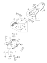 KTM FRONT WHEEL HUB CPL. BLACK 2015 1190 ADV GREY 6030901004433