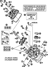KTM DISTRIBUTOR TUBE LC8    03 2006 950 ADV ORG 60005048000 KTM DISTRIBUTOR TUBE LC8    03 2006 950 ADV ORG 60005048000