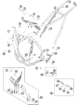 KTM EXHAUST MANIFOLD 350 SX-F  11 11 2014 350 EXCF 77205007000