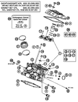 KTM GASKET SET CPL.       03 2005 950 Adventure 60030099000 KTM GASKET SET CPL.       03 2005 950 Adventure 60030099000
