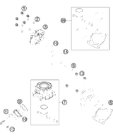 KTM PISTON KIT GR. II 690DUKE12-14 As Required 2015 690 Duke Black 00050000225