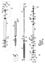 KTM AXLE CLAMP L/S CPL. USD48 04 2004 450 SMR 48600237S