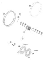 KTM RIM 4,25X18 BLACK 2010 990 Adventure White ABS 6001007020030