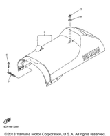 Washer, Plate 1997 VMAX 600 XTC (ELEC START) (VX600XTCEA) 90201-086A3-00