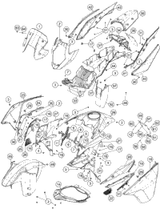 KTM MANIFOLD REAR CPL. 2014 1190 ADV GREY 60305008000