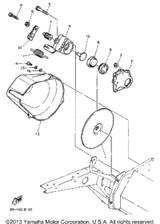 Nut, U 1990 SNOSCOOT (SV80P) 95601-08200-00