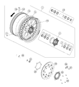 KTM RIM 5X17'' BLACK       07 07 2007 690 Supermoto Black 7501027000030