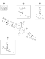 KTM OUTER CLUTCH HUB      '98 98 2016 125 SX 50332001044