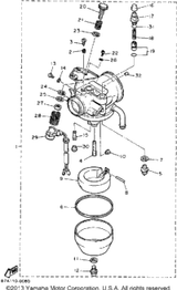 Nut 1990 SNOSPORT (ELEC START) (SV125EP) 8X0-14358-00-00