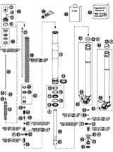 KTM Fork outer tube 49,13x577 dt54 db60 natu 2012 125 SX 48600736