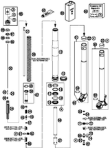 KTM Fork outer tube 49,13x577 dt54 db60 natu 2012 450 SX-F USA 48600736