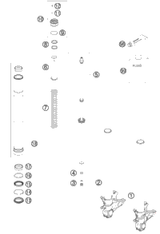 KTM Fork outer tube 49,13x577 dt54 db60 natu 2012 350 XCFW 48600736