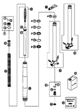KTM Fork outer tube 49,13x577 dt54 db60 natu 2012 150 XC 48600736
