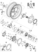 KTM CORNERING LIGHT L/S 2018 1290 SUPER DUKE GT BLACK - Chassis 61414007000