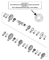 KTM EXHAUST PIPE NI. ''KTM523'' 2000 2001 125 SXS 52305009100